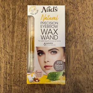 Nads Natural Precision Eyebrow Wax Wand 100% Natural Vegan BUY MORE SAVE MORE